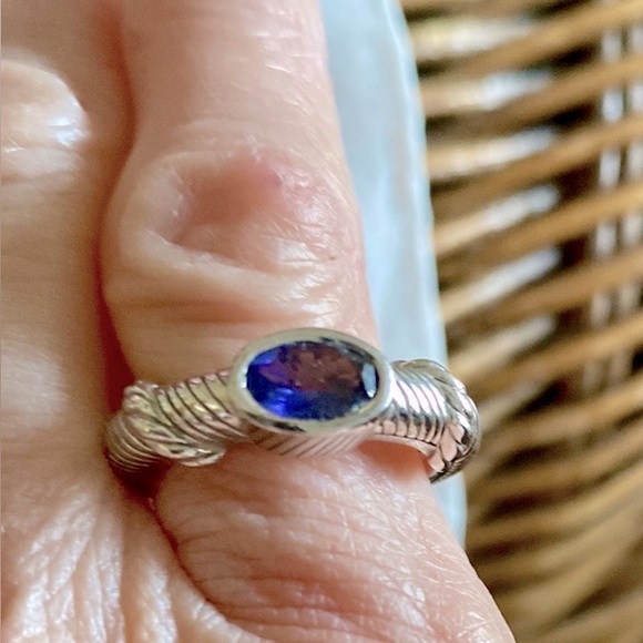 Judith Ripka Jewelry - ❤️Judith Ripka sterling silver and sapphire ring. Size 6. EC. MAKE ME AN OFFER‼️